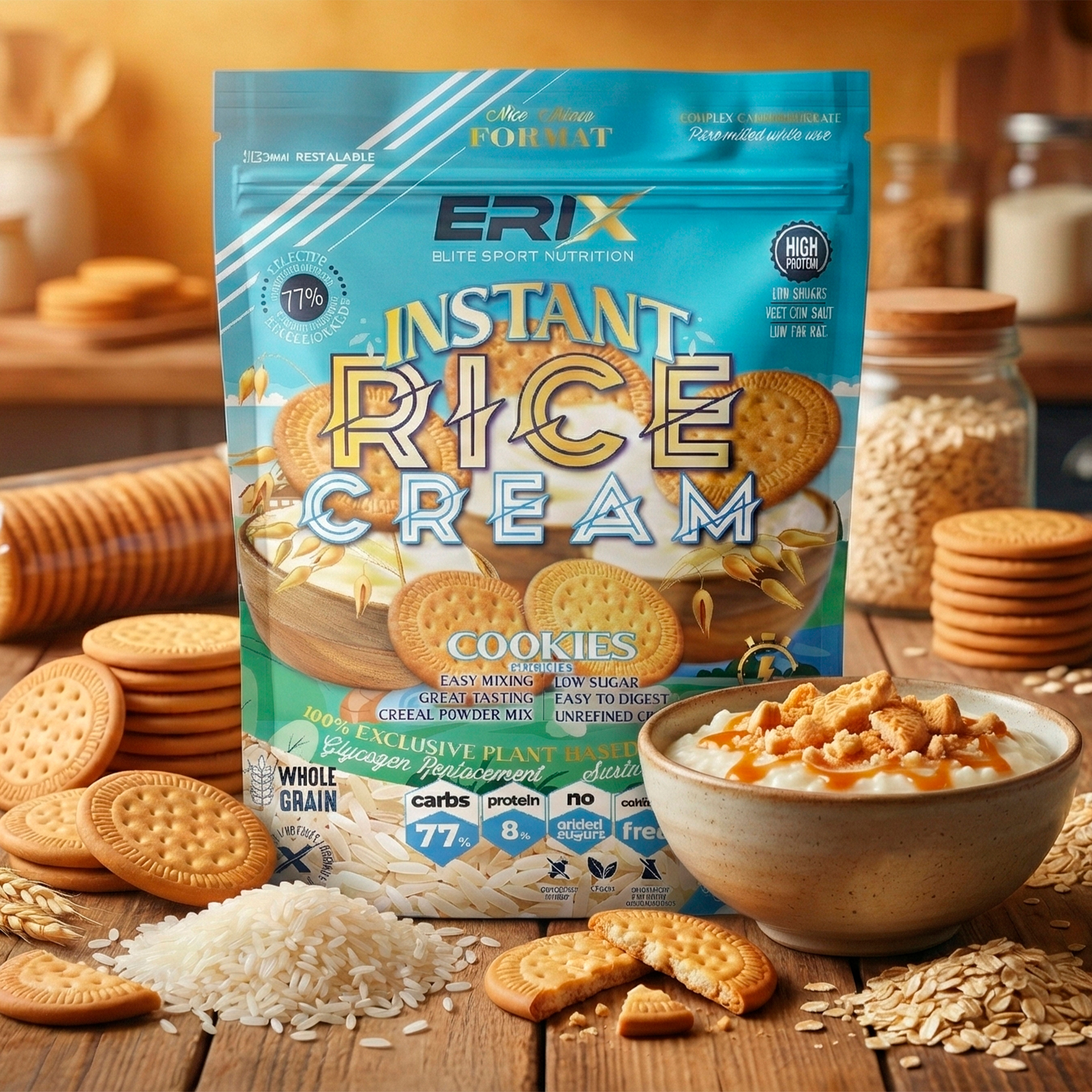 Crema de Arroz Cookies